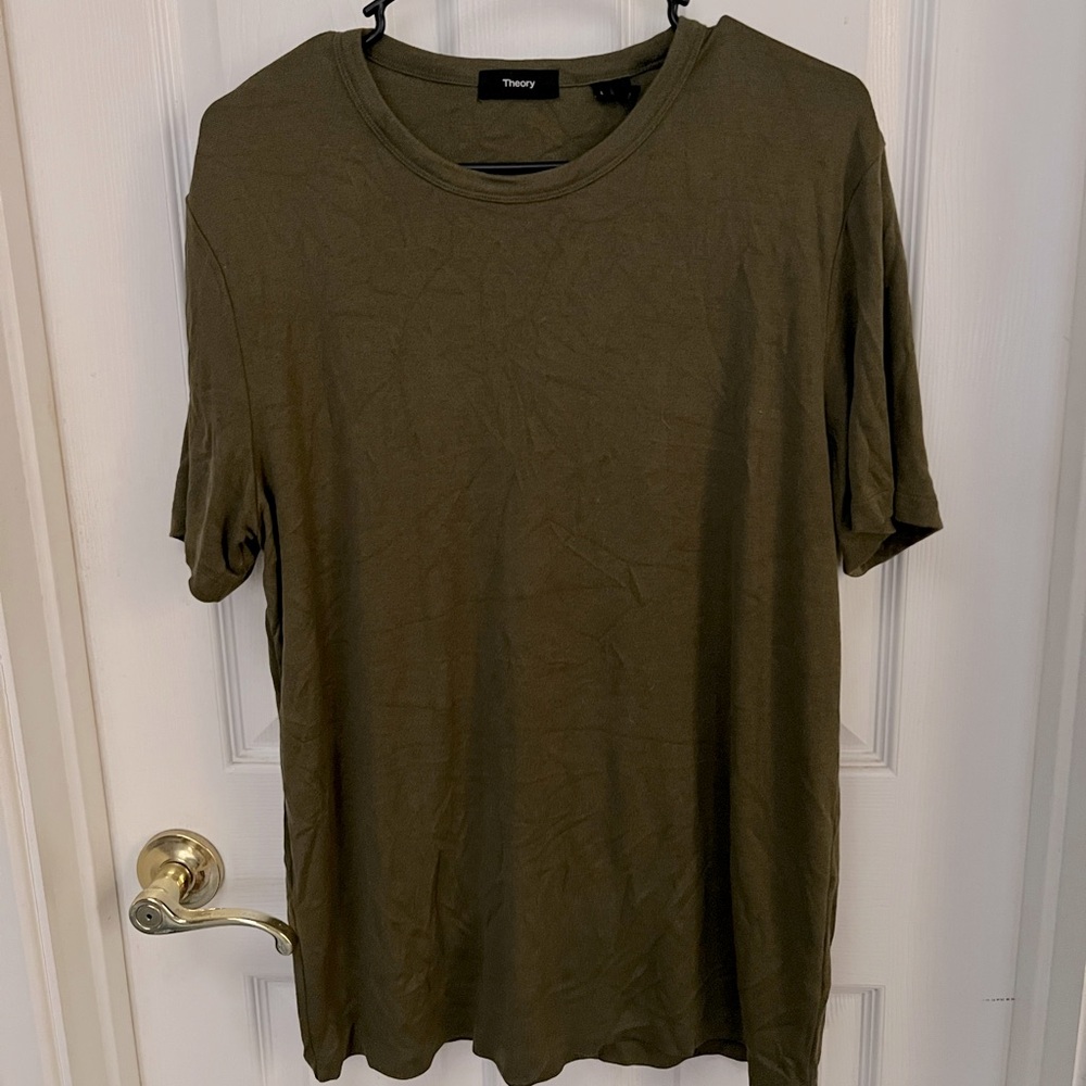 Theory - Crewneck Tee in Perform Jersey